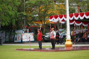 Read more about the article Upacara HUT ke-410 Kota Sanggau, di Pimpin Bupati Sanggau Ajak Masyarakat Sanggau Mencintai Kearifan Lokal